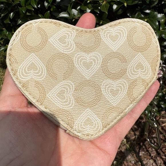 Coach Heart Coin Purse With Charm EUC - Picture 4 of 8